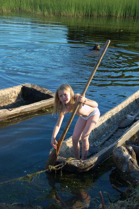 Eva som jernalder barn